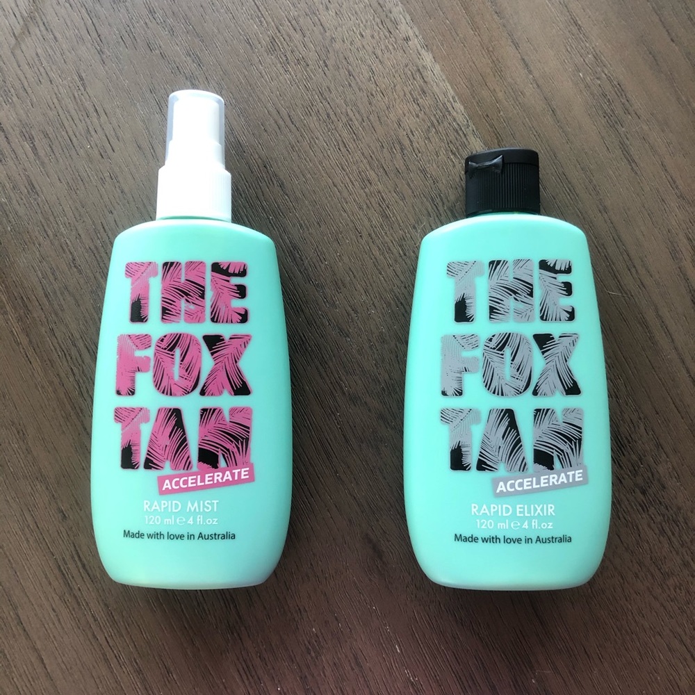 The fox tan elixir and rapid mist